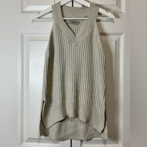 All Saints Cream Knit Vest